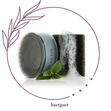 Load image into Gallery viewer, Sh&#39;Zen Skin Stimulators (black bath sponges):  1 x oval &amp; 1 x retangle
