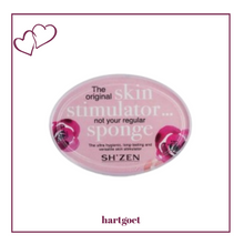 Load image into Gallery viewer, Sh&#39;Zen Skin Stimulator (Black Bath Sponge) - Oval
