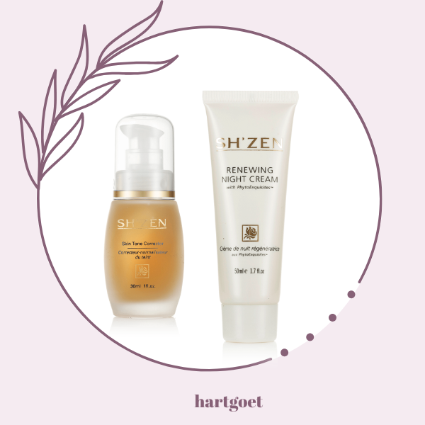 Sh'Zen Skin Tone Corrector & PhytoExquisites Renewing Night Cream