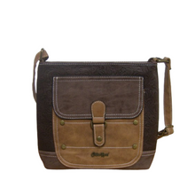 Load image into Gallery viewer, Cotton Road Slingbag - Embossed Detail - Coffee
