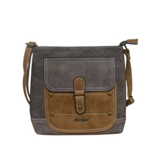 Load image into Gallery viewer, Cotton Road Slingbag - Embossed Detail - Grey
