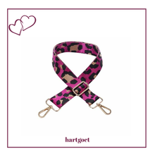 Load image into Gallery viewer, Bag Strap - Leopard Print - Hot Pink

