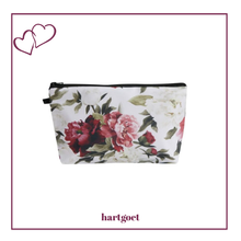 Load image into Gallery viewer, Cosmetic Bag - Carnations
