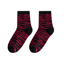 Load image into Gallery viewer, Socks - Zebra Print - Hot Pink
