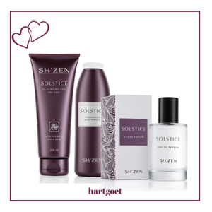 Sh'Zen Solstice Cleansing Gel & Body Powder & Eau de Parfum