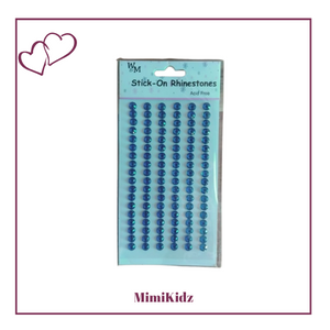 Stick-on Rhinestones - Blue