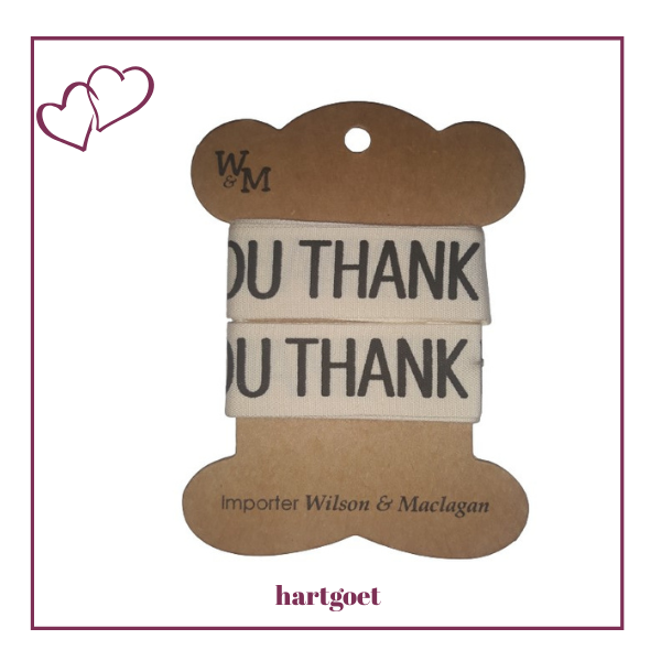 Printed Ribbon - Thank You