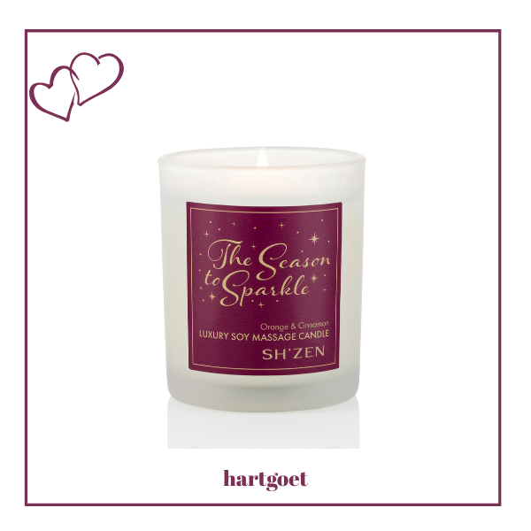 Sh'Zen The Season To Sparkle Luxury Soy Massage Candle