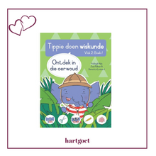 Load image into Gallery viewer, Tippie doen wiskunde - Vlak 2, Boek 1 - Ontdek in die oerwoud
