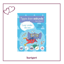 Load image into Gallery viewer, Tippie doen wiskunde - Vlak 2 Boek 7 - Leer onder die see
