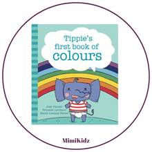 Load image into Gallery viewer, Tippie&#39;s first book of colours

