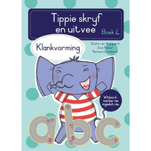 Load image into Gallery viewer, Tippie skryf en uitvee - Boek 4 - Klankvorming
