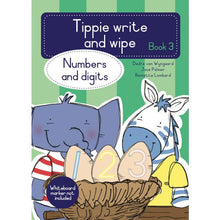 Load image into Gallery viewer, Tippie write and wipe - Book 3 - Numbers and digits
