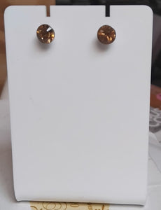 Miglio crystal stud earrings
