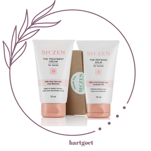 Sh'Zen Treatment Cream & Refining Balm for hands