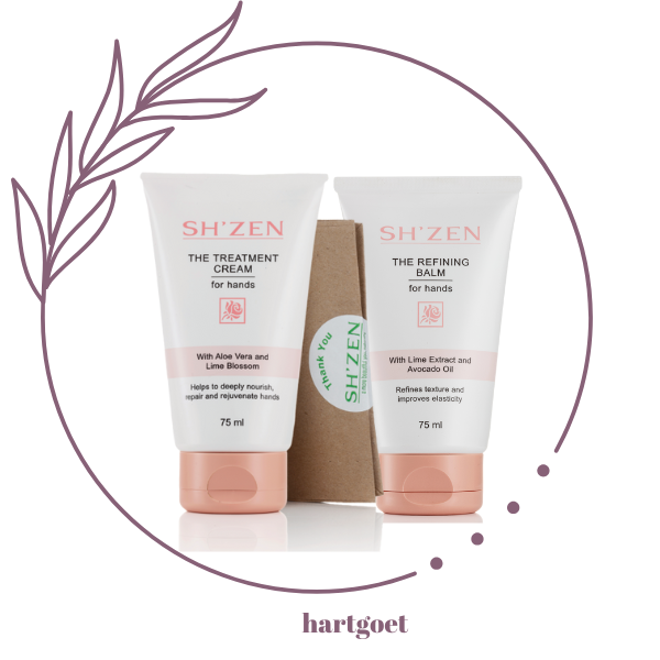 Sh'Zen Treatment Cream & Refining Balm for hands