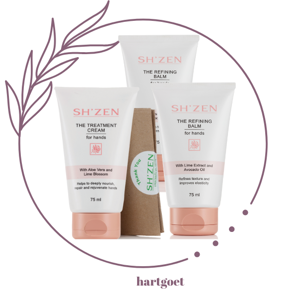 Sh'Zen Treatment Cream (75ml) & Refining Balm (2 x 75ml) for hands