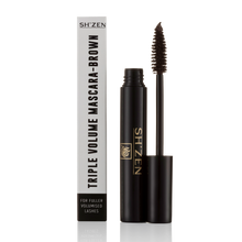 Load image into Gallery viewer, Sh&#39;Zen Triple Volume Mascara - Brown
