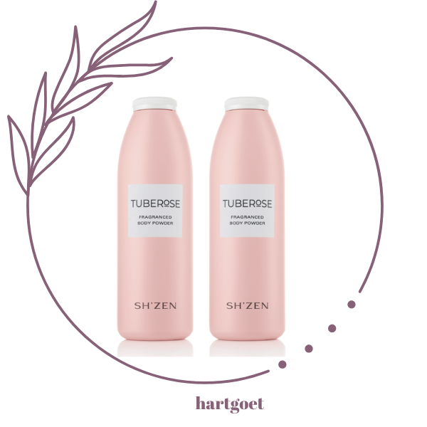 Sh'Zen Tuberose Fragranced Body Powder (2 x 100g)