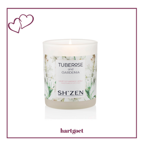 Sh'Zen Tuberose and Gardenia Luxury Soy Massage Candle