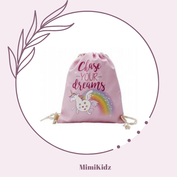 Drawstring bag - unicorn