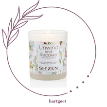 Load image into Gallery viewer, Sh&#39;Zen Unwind and Recover Luxury Soy Massage Candle
