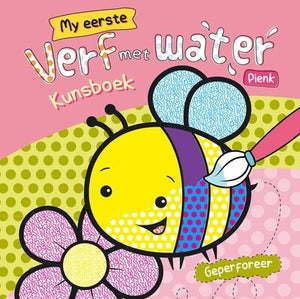 My Eerste Verf Met Water Kunsboek - Pienk