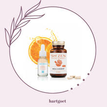 Load image into Gallery viewer, Sh&#39;Zen Vitamin C Boosting Concentrate (15ml) and Mega C &amp; Rosehip tablets (30)
