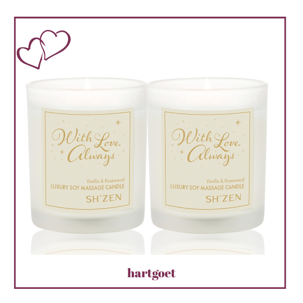 Sh'Zen With Love Always Luxury Soy Massage Candle x 2