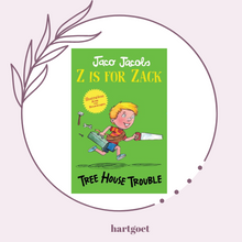 Load image into Gallery viewer, Z is for Zack:  Tree house trouble - Jaco Jacobs
