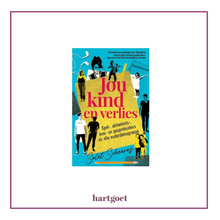 Load image into Gallery viewer, Book cover of 'Jou kind en verlies' with colorful design and text.

