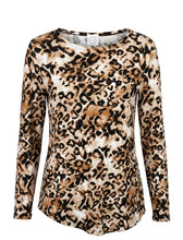 Load image into Gallery viewer, Leopard Print Underlay Top | Long Sleeve | Sizes M–XXXL
