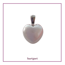 Load image into Gallery viewer, Heart-shaped pendant on a white background
