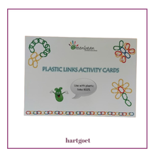 Load image into Gallery viewer, Packaging of Greenbean plastic links activity cards 
