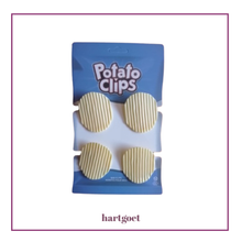 Load image into Gallery viewer, Packaged product labeled 'Potato Clips' with a blue background
