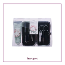 Load image into Gallery viewer, Manicure set and small tube of hand cream
