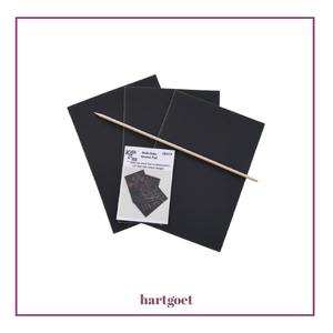 Scratch Paper A6 | Rainbow Scratch Art Sheets Pack of 3 – hartgoet