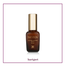 Load image into Gallery viewer, Sh'Zen collagen boosting serum bottle on a white background
