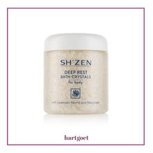 Load image into Gallery viewer, Jar of Sh'Zen Deep Rest Bath Crystals on a white background
