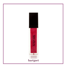 Load image into Gallery viewer, Shzen watermelon lip gloss in a red shade 
