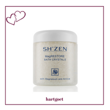 Load image into Gallery viewer, Sh'Zen MagRestore Bath Crystals on a white background
