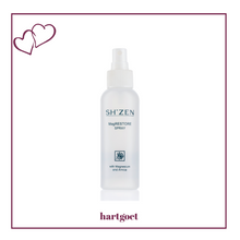 Load image into Gallery viewer, SH'ZEN MagRestore Spray bottle on a white background with 'hartgoet' branding.
