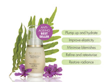 Load image into Gallery viewer, Sh'Zen PhytoExquisites Radiant Serum bottle with benefits of the product
