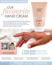 Load image into Gallery viewer, Advertisement for Sh'Zen Repair Cream for hands
