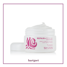 Load image into Gallery viewer, Shizen hair repair mask with pink logo on a white background
