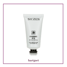 Load image into Gallery viewer, Sh'Zen skin insurance SP50 for face and decolletage on a white background
