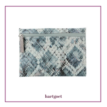 Load image into Gallery viewer, Patterned pouch with a visible brand name on a white background
