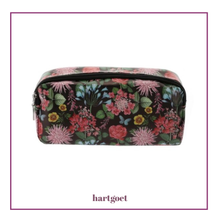 Load image into Gallery viewer, Floral patterned pouch with 'hartgoet' branding on a white background
