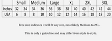 Load image into Gallery viewer, Size chart
