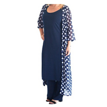 Load image into Gallery viewer, Long navy tunic
